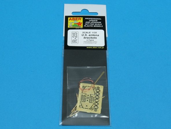 Aber R-25 US antenna and brackets (set of 3 pcs) 1/35 – zdjęcie 3