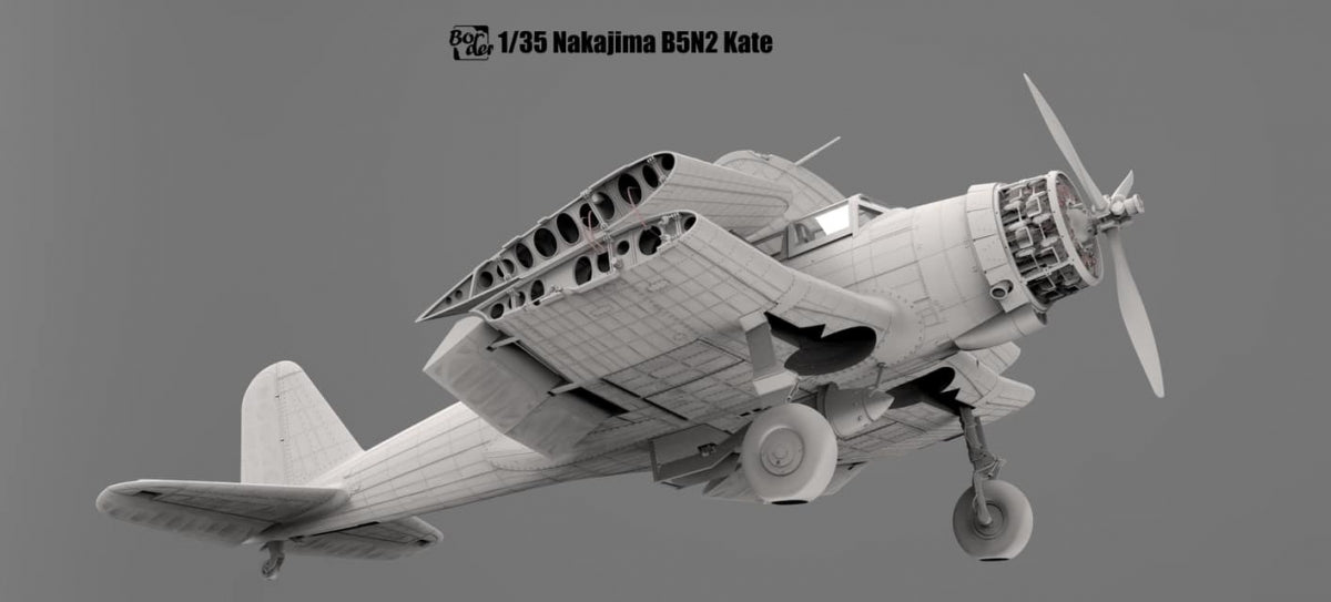 Border Model BF-005 Nakajima B5N2 Type 97 Carrier Attack Bomber &amp;quot;Kate&amp;quot; w/ Full interior 1/35 – zdjęcie 2