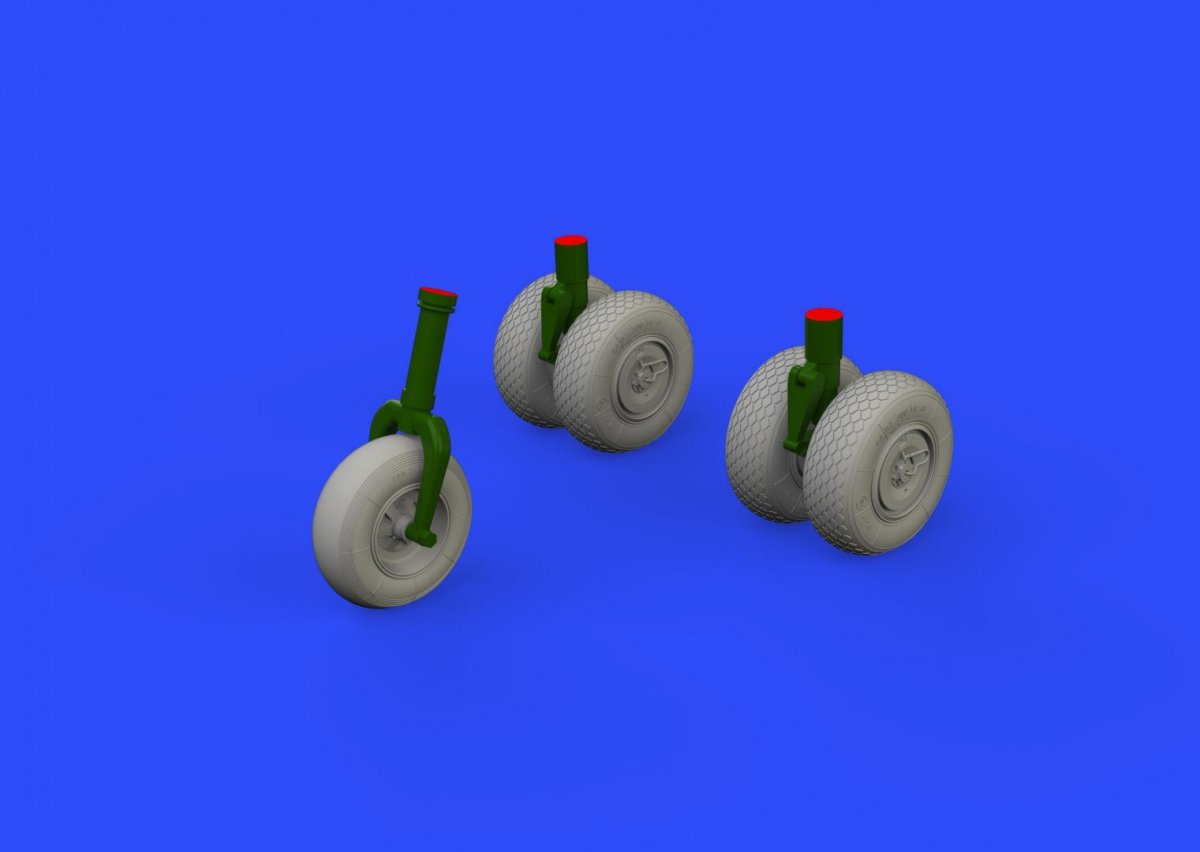 Eduard 648328 He 219 wheels TAMIYA 1/48 – zdjęcie 2