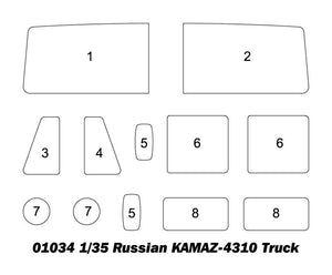 Trumpeter 01034 Russian KAMAZ 4310 1/35 – zdjęcie 4