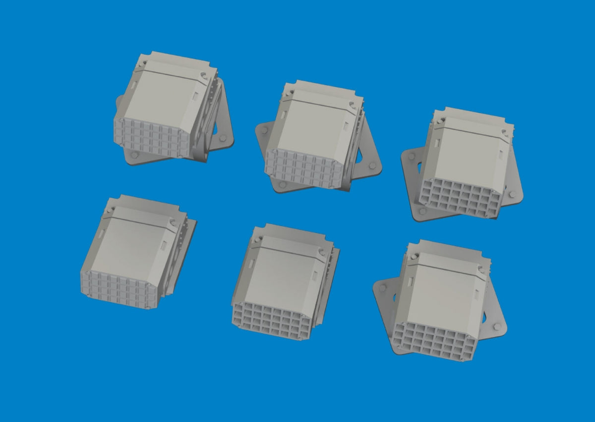 Eduard 6481119 UH-60 flare dispensers PRINT ICM 1/48 – zdjęcie 3