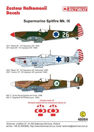 Techmod 48064 - Supermarine Spitfire Mk.IX 1/48 – zdjęcie 2