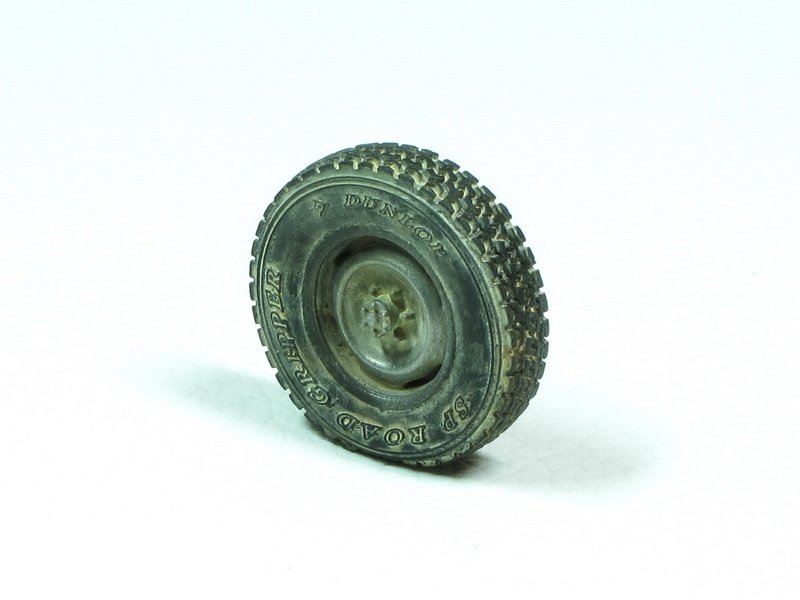 E.T. Model ER35-055 Technical Pick up Truck Weighted Road Wheels Type.2 For Meng VS-004 1/35 – zdjęcie 3
