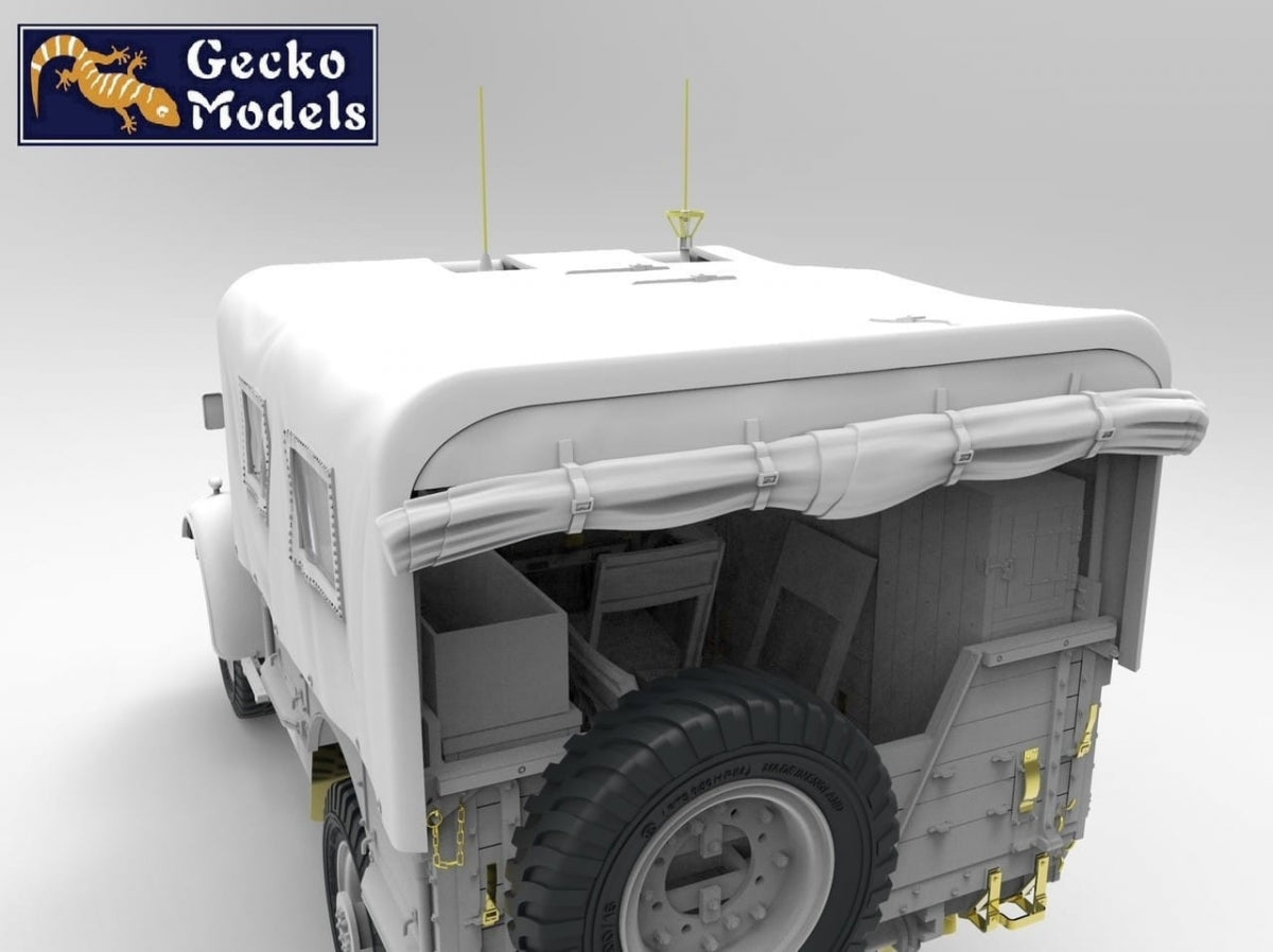 Gecko Models 35GM0061 WWII British Bedford MWR FFW Radio command truck 1/35 – zdjęcie 4