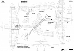 Kagero 7029 Supermarine Spitfire Mk. IX/XVI and other EN/PL – zdjęcie 5