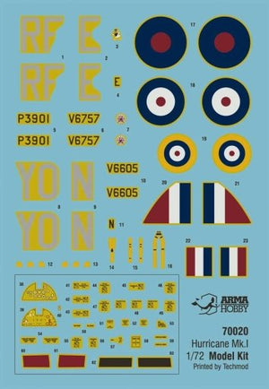 Arma Hobby 70020 Hawker Hurricane Mk.I Dywizjon 303 1/72 – zdjęcie 5