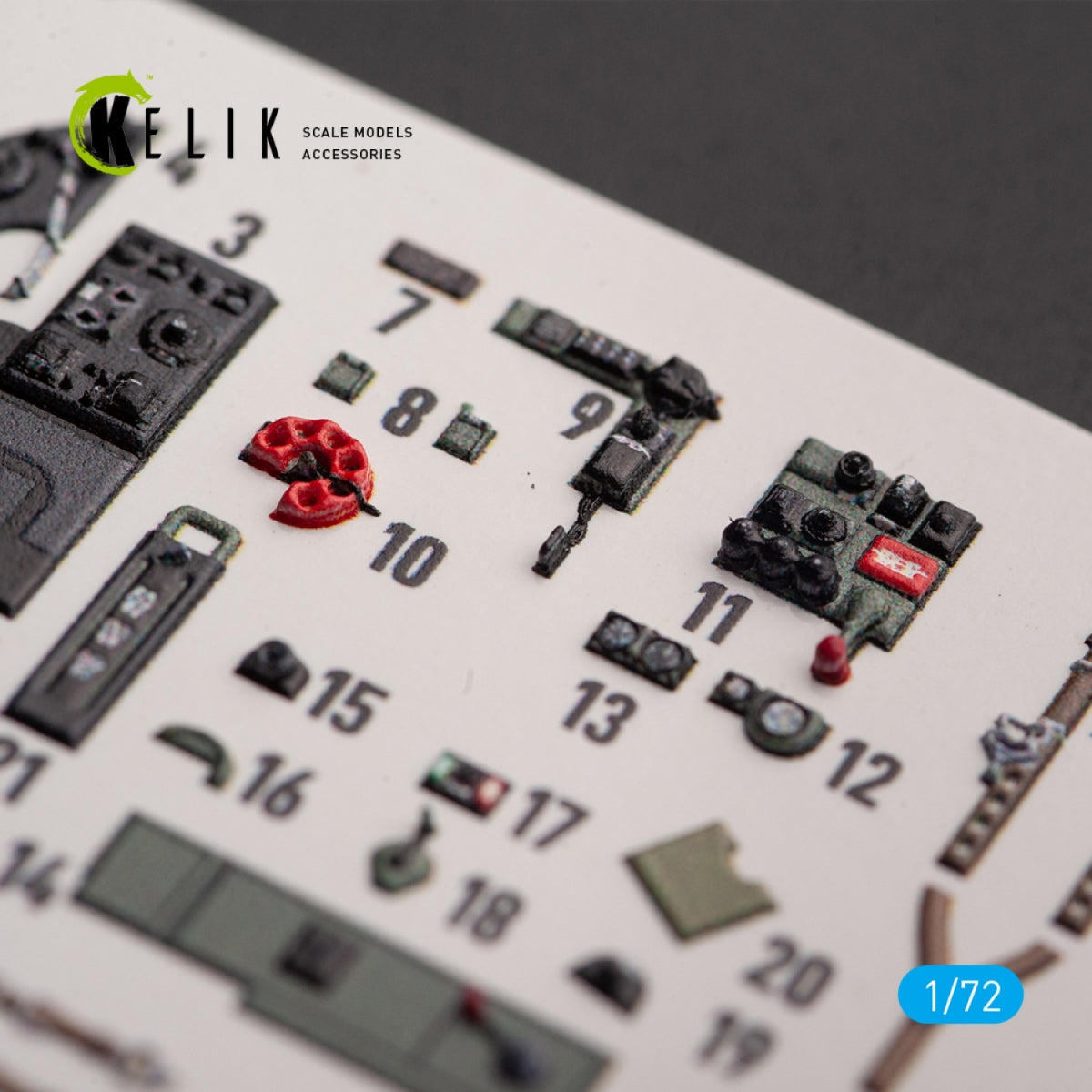 KELIK K72151 Bristol Beaufort Mk.1 - interior 3D decals for Airfix kit 1/72 – zdjęcie 6