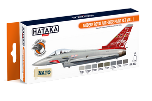 Hataka HTK-CS52 Modern Royal Air Force paint set vol. 1 (8x17ml)