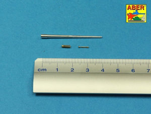 Aber 35L-180 25mm M242 Bushmaster early chain gun barrel &amp;amp; 7,62mm M240 machine gun barrel used on early M2/M3 Bradley or LAV-25 1/35 – zdjęcie 2