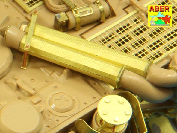 Aber 35A127 Feifel air cleaners tubes for early Tiger I, Ausf.E (Sd.Kfz.181) 1/35 – zdjęcie 8