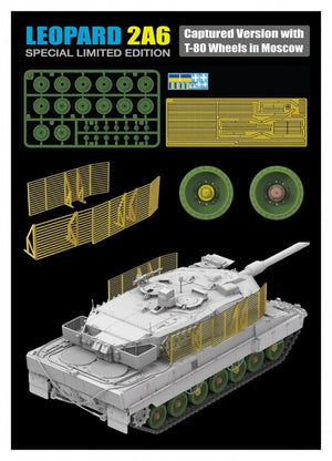 Rye Field Model 5114 Leopard 2A6 Captured Version with T-80 Wheels in Moscow 1/35 – image 3