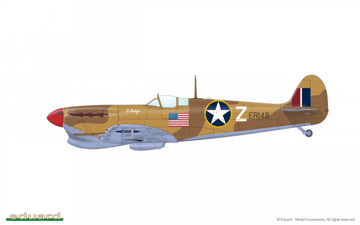 Eduard 82126 Spitfire Mk. Vc TROP 1/48 – zdjęcie 7
