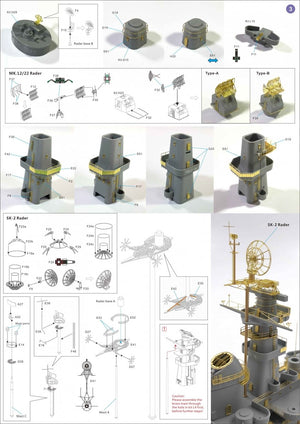 Very Fire VF350013 Very Fire USS Montana BB-67 Super Detail Set 1/350 – zdjęcie 3