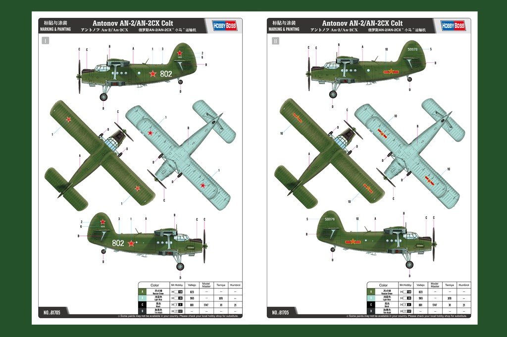 Hobby Boss 81705 Antonow An-2 / An-2CX 1/48 – zdjęcie 3