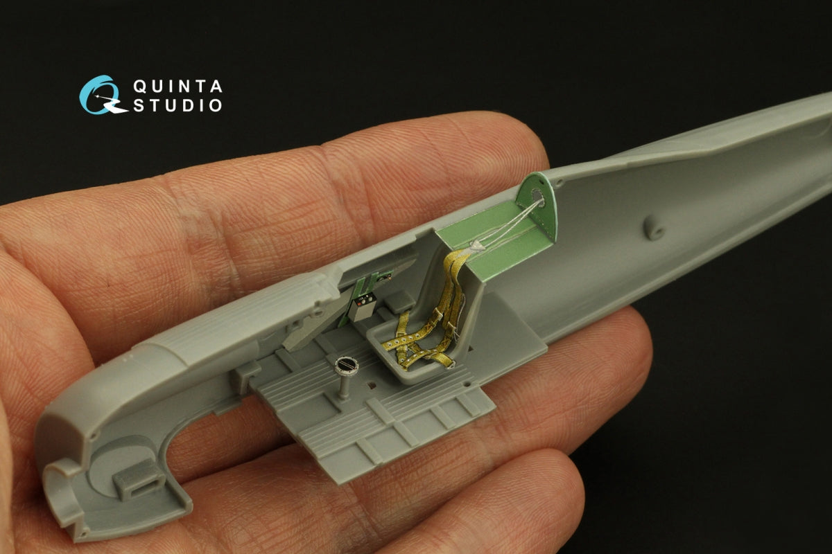 Quinta Studio QD48402 Gloster Gladiator MKII 3D-Printed &amp;amp; coloured Interior on decal paper (I Love Kit) 1/48 – zdjęcie 8