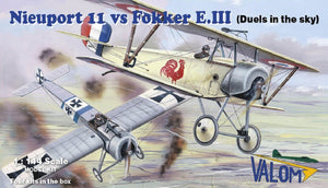 Valom 14420 Nieuport 11 contre Fokker E.III 1/144