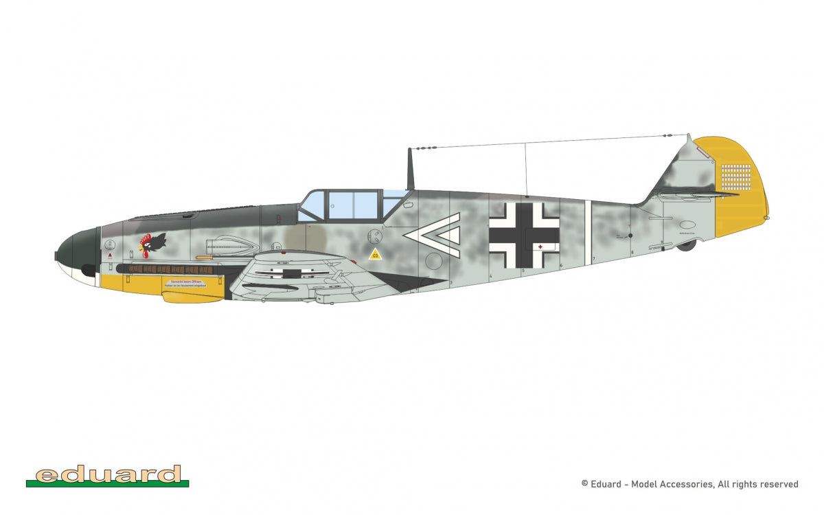 Eduard 7474 Bf 109F-2 - The Weekend Edition 1/72 – zdjęcie 3