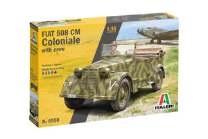 Italeri 6550 Fiat 508 CM Coloniale with Crew 1/35 – image 2