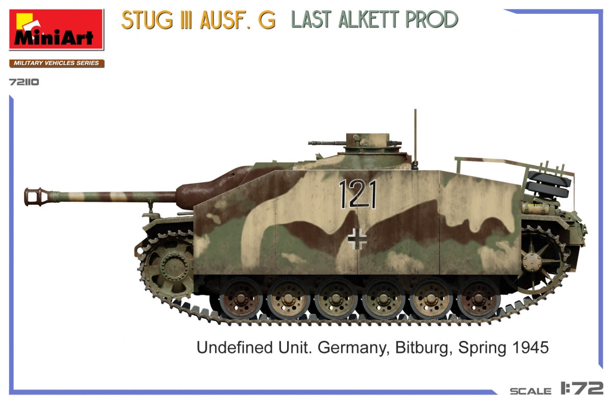 MiniArt 72110 StuG III Ausf. G Last Alkett Prod 1/72 – zdjęcie 12