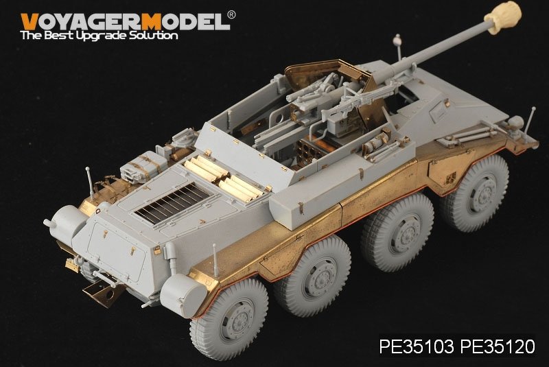 Voyager Model PE35120 Storage Box for Sd.Kfz 234 8 Road Late Version (For DRAGON Sd.Kfz.234 Series) 1/35 – zdjęcie 3