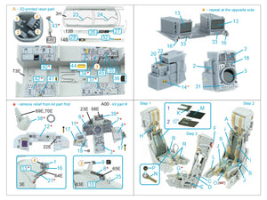 Quinta Studio QD+32230 Tornado IDS Italian 3D-Printed &amp;amp; coloured Interior on decal paper (Italeri) (with 3D-printed resin parts) 1/32 – zdjęcie 3