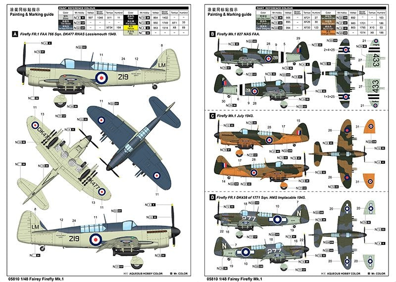 Trumpeter 05810 Fairey Firefly Mk.1 1/48 – image 4
