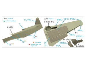 Quinta Studio QP32014 Yak-9T Flaps and Panels (ICM) 1/32 – zdjęcie 2