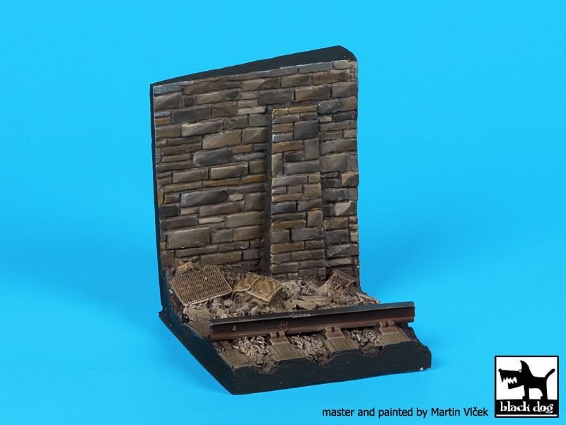Black Dog D35098 Wall with rail base 1/35 – image 3