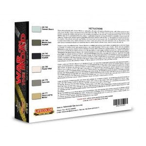 Lifecolor CS49 Acrylic paint set Concrete, Tarmac and Plaster 6x22ml – image 2