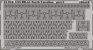 Eduard 53018 USS BB-55 North Carolina 1/350 Trumpeter – zdjęcie 4
