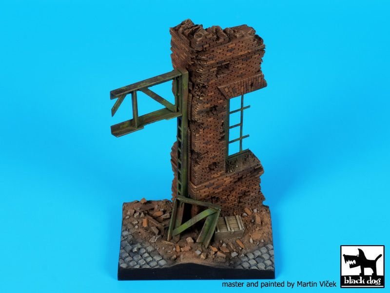 Black Dog D35113 Stalingrad factory ruin base 1/35 – zdjęcie 5
