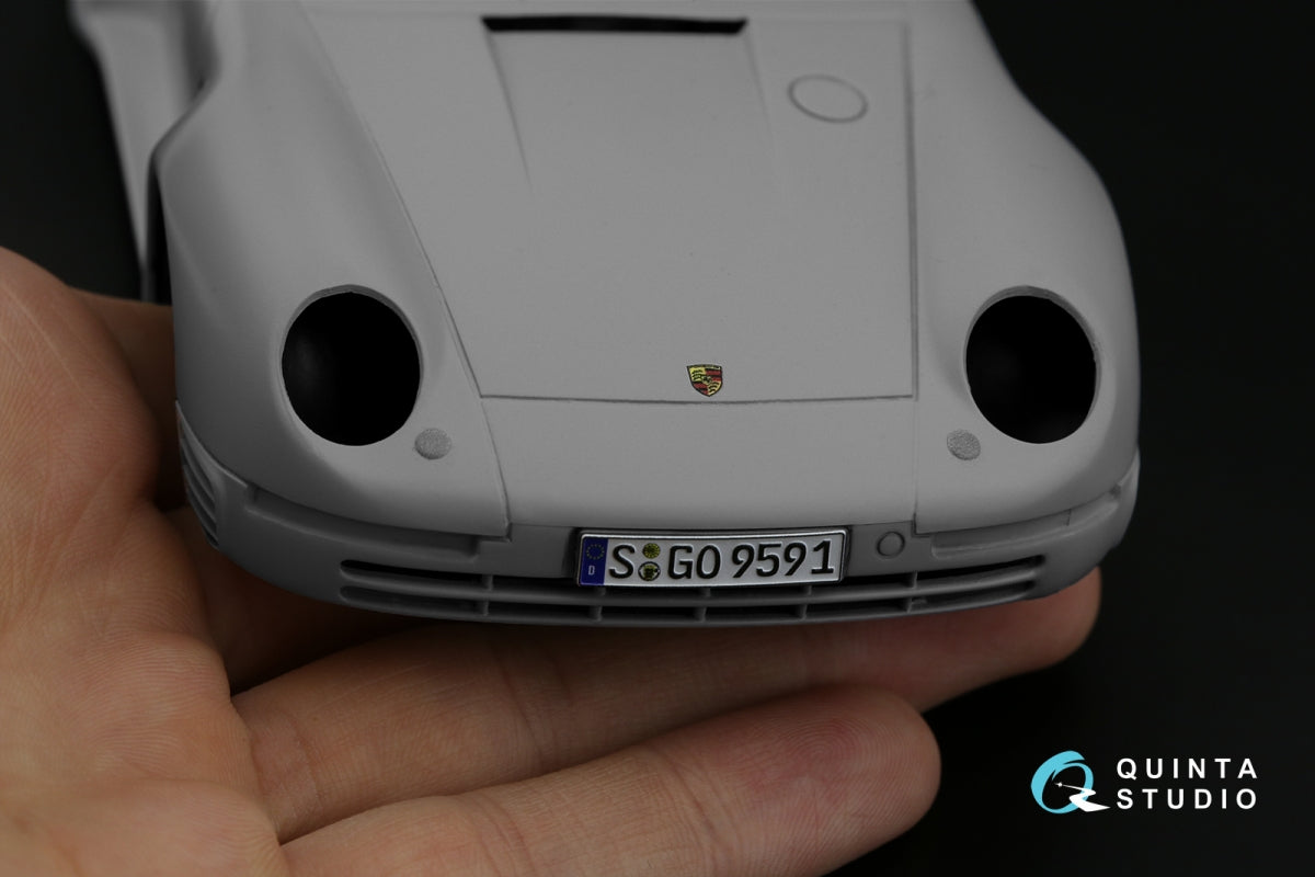 Quinta Studio QD24003 Porsche 959 3D-Printed &amp;amp; colored Interior on decal paper (Tamiya) 1/24 – image 11