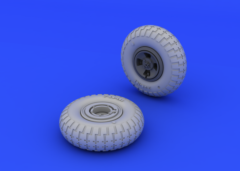 Eduard 648118 Spitfire wheels - 4 spoke w/ pattern 1/48 (EDUARD) – zdjęcie 3