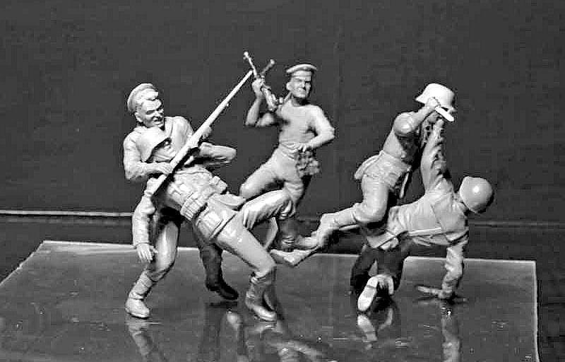 Master Box 35152 Soviet Marines German Infantry 1941-1942 1/35 – zdjęcie 4