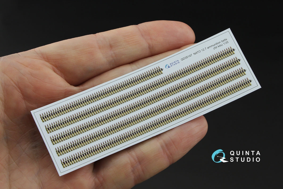 Quinta Studio QD35147 NATO 12.7 ammunition belts (All kits) 1/35 – zdjęcie 2
