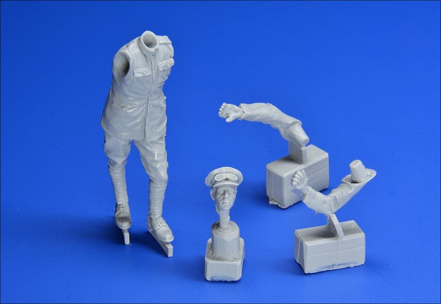 Copper State Models F35-005 British RNAS Armored Car Division crewman observing 1/35 – image 2