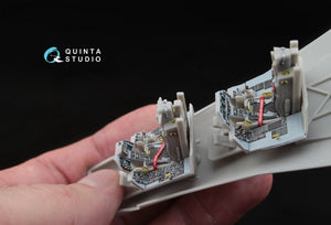Quinta Studio QD48032 F-16D 3D-Printed &amp;amp; coloured Interior on decal paper (for Hasegawa kit) 1/48 – zdjęcie 7