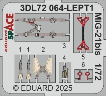 Eduard 3DL72064 MiG-21bis SPACE EDUARD 1/72 – zdjęcie 4