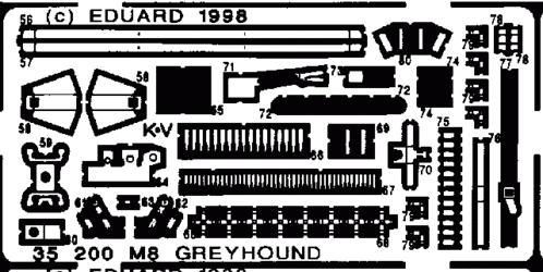 Eduard 35200 M-8 Greyhound 1/35 Tamiya – image 2
