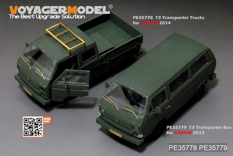 Voyager Model PE35779 Morden German T3 Transporter Bus For TAKOM 2013 1/35 – zdjęcie 5