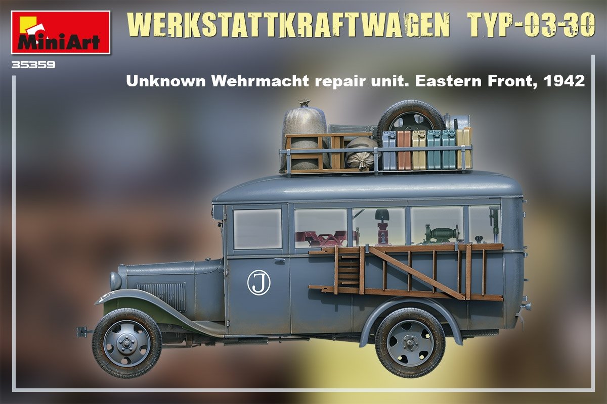 MiniArt 35359 WERKSTATTKRAFTWAGEN TYP-03-30 1/35 – image 5