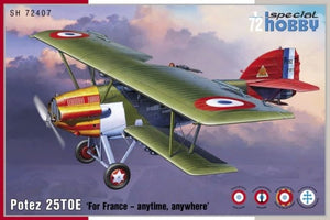 Special Hobby 72407 Potez 25TOE « Pour la France - n&amp;#39;importe quand, n&amp;#39;importe où » 1/72