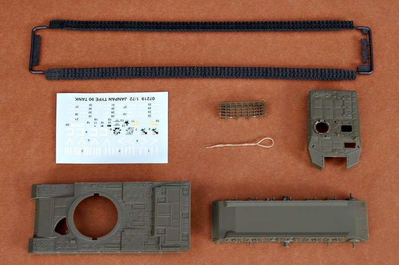Trumpeter 07219 JAPAN TYPE90 TANK 1/72 – immagine 5