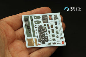 Quinta Studio QD32136 P-47D Razorback 3D-Printed &amp;amp; coloured Interior on decal paper (Trumpeter) 1/32 – zdjęcie 2