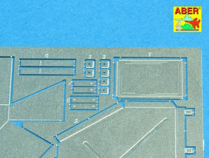 Aber 25020 Rear boxes for (Sd.Kfz. 171) Panther Ausf.A 1/25 – zdjęcie 5