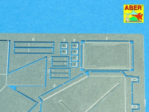 Aber 25020 Rear boxes for (Sd.Kfz. 171) Panther Ausf.A 1/25 – zdjęcie 5