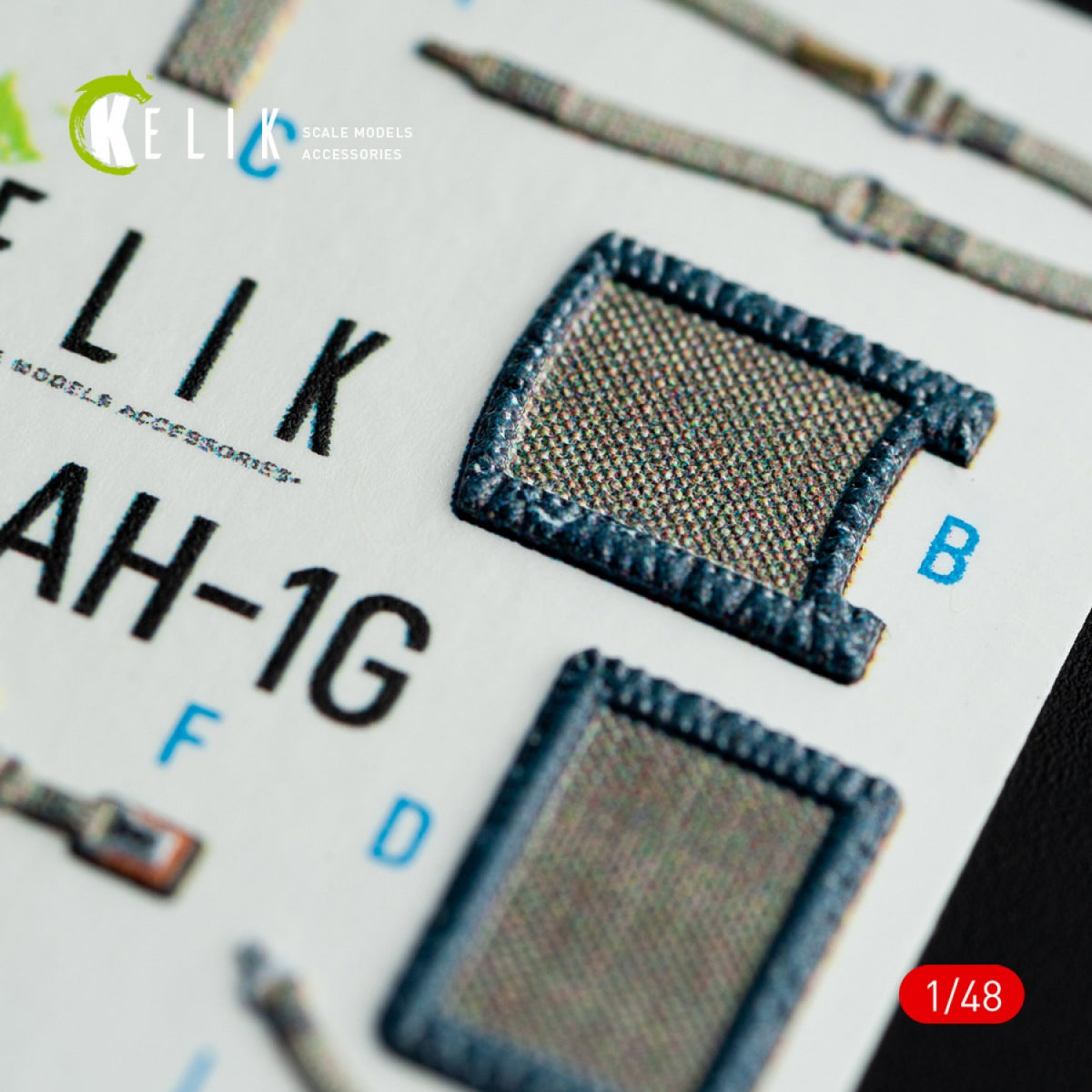 KELIK K48071 AH-1G INTERIOR 3D DECALS FOR ICM/SPECIALHOBBY KIT 1/48 – zdjęcie 8