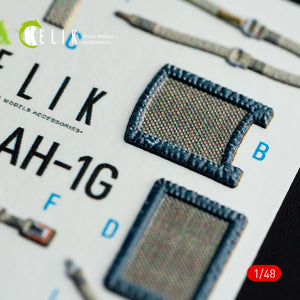 KELIK K48071 AH-1G INTERIOR 3D DECALS FOR ICM/SPECIALHOBBY KIT 1/48 – zdjęcie 8