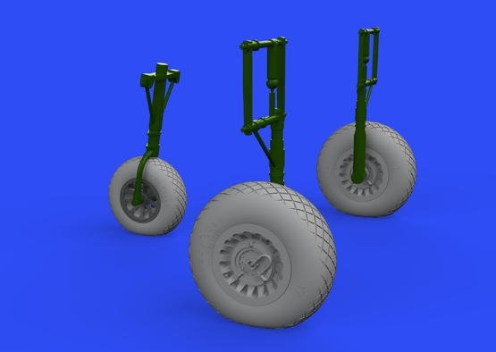 Eduard 632159 A-26 Invader wheels 1/32 HOBBY BOSS – Bild 2