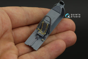 Quinta Studio QD48247 P-39 3D-Printed &amp;amp; coloured Interior on decal paper ( Eduard ) 1/48 – immagine 4
